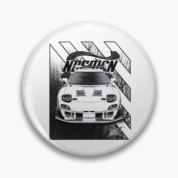 Artikelvorschau, Mazda RX7 FD weiß entworfen und verkauft von NaquashM.