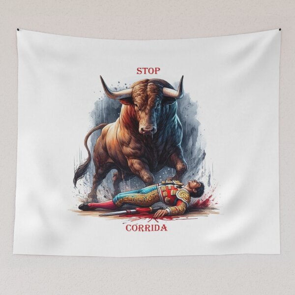Item preview, "STOP CORRIDA" designed and sold by CHRIST5000.