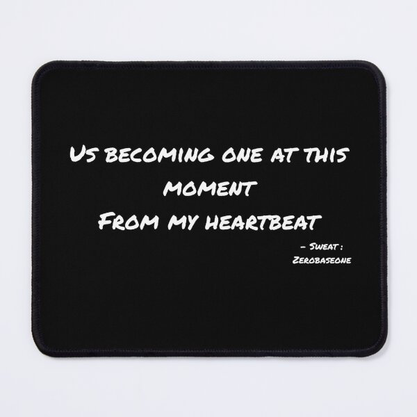 Item preview, Sweat By Zerobaseone Lyrics designed and sold by ArtRaftPro.