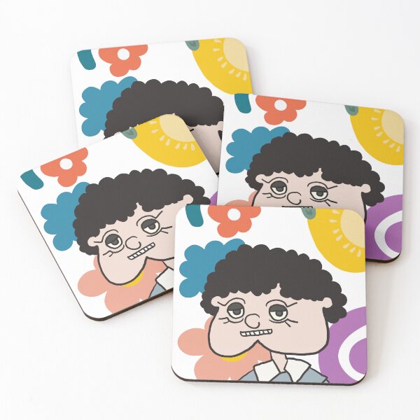 Item preview, A boy in blue shirt and curly hair designed and sold by Cronasad.