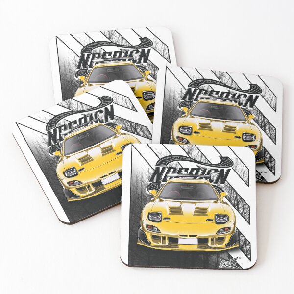 Item preview, mazda rx7 fd yellow  designed and sold by NaquashM.