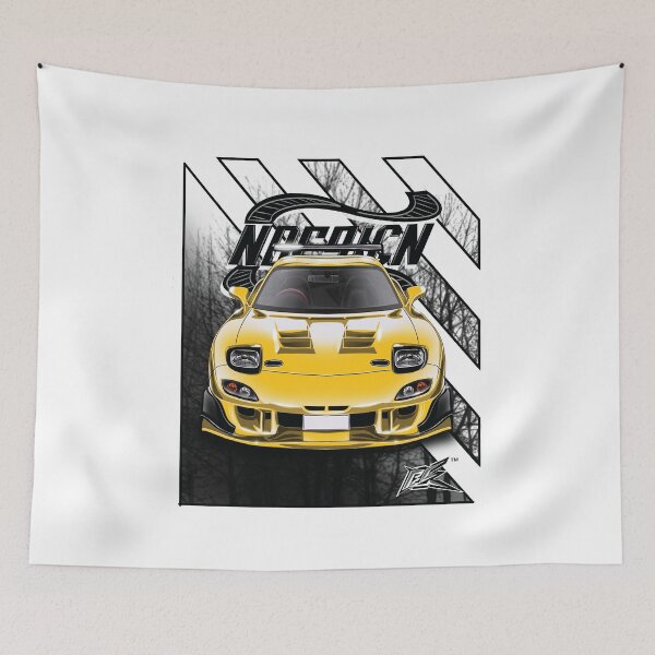 Item preview, mazda rx7 fd yellow  designed and sold by NaquashM.