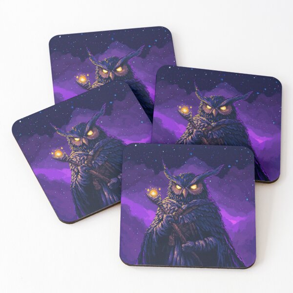 Item preview, Owl Wizard Pixel Art designed and sold by Kaos-Bit.