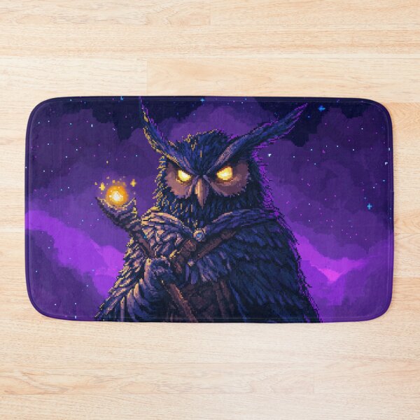 Item preview, Owl Wizard Pixel Art designed and sold by Kaos-Bit.