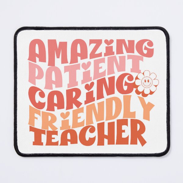 Item preview, Amazing, Patient, Caring, Friendly, Teacher designed and sold by Simpledits.