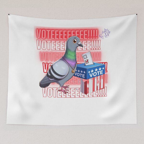 Item preview, Funny pigeon voting in elections designed and sold by LOveStOrSidE.