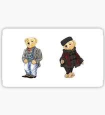 polo bear couple Sticker