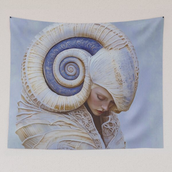 Item preview, "Elaborate Snail Costume in Lilac and Blue" designed and sold by MacroArtHub.