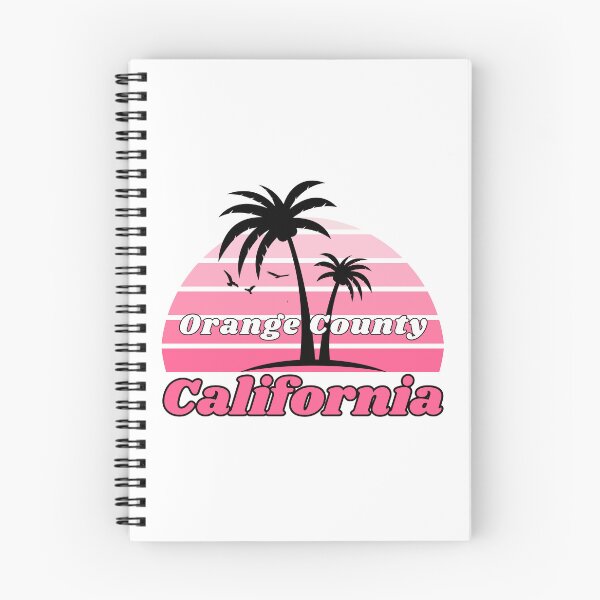 Item preview, Retro Cool Orange County Beach California Palm Tree at Sunset Souvenirs designed and sold by karmdaf.