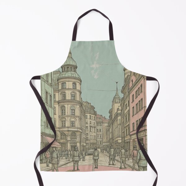 Item preview, Vintage Cityscape - Minimalist Urban Sketch designed and sold by Tuczykson.