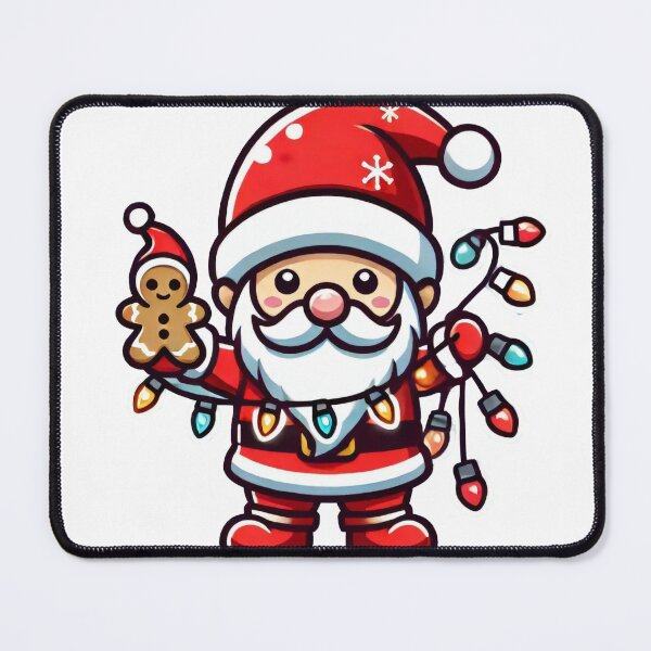 Item preview, Santa Riding a Shark with Christmas Gifts designed and sold by lubushop1.