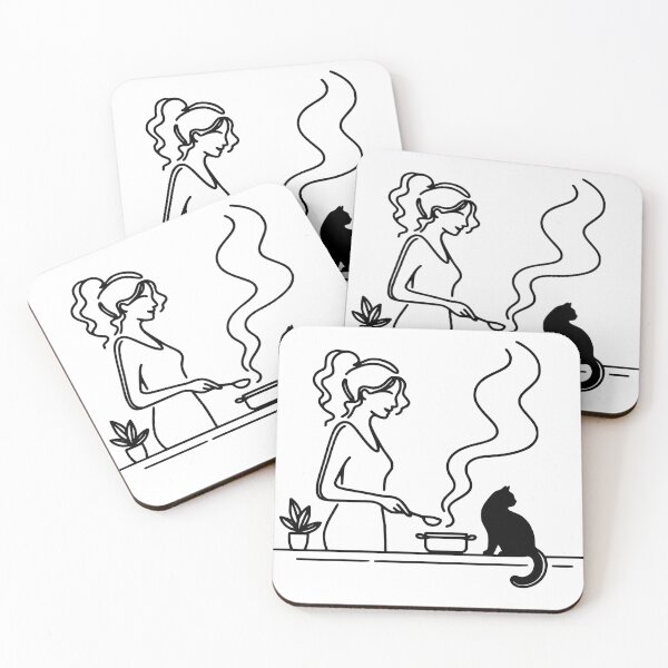 Item preview,  A woman is cooking. designed and sold by NangKittipong.