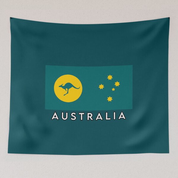 Item preview, Australia Kangaroo Sun Flag. 2024 with title Australia  designed and sold by Kangaroo Sun.