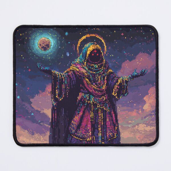 Item preview, Cosmic Wizard Pixel Art designed and sold by Kaos-Bit.