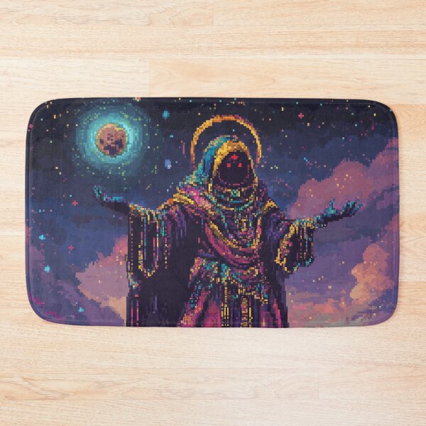 Item preview, Cosmic Wizard Pixel Art designed and sold by Kaos-Bit.
