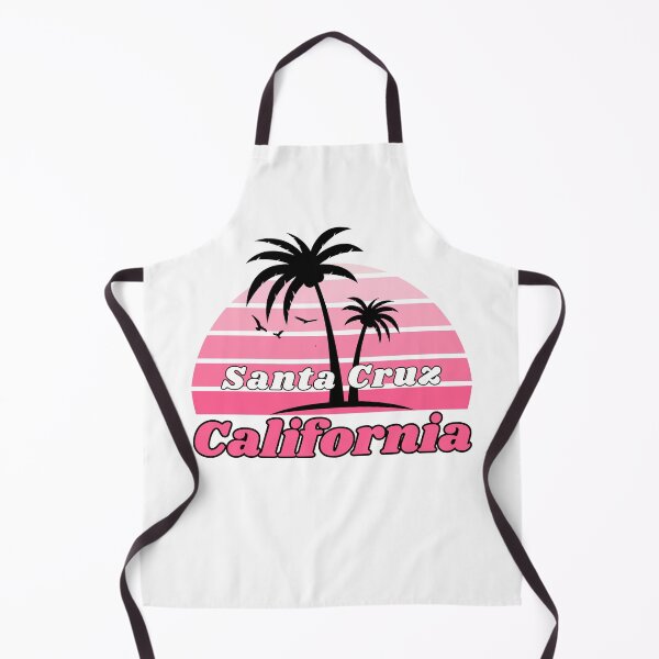 Item preview, Retro Cool Santa Cruz Beach California Palm Tree at Sunset Souvenirs designed and sold by karmdaf.