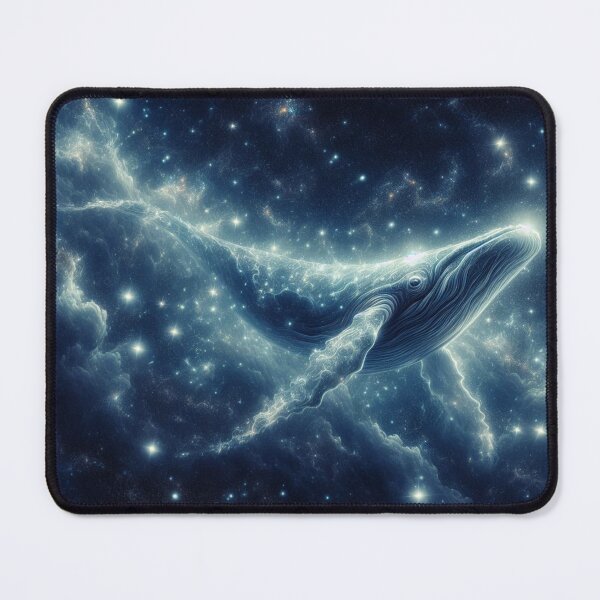 Item preview, Celestial Whale: Cosmic Dreams Collection – Mouse Pads & Phone Wallets designed and sold by NongNom.