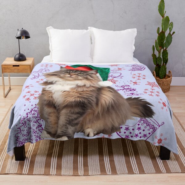 Item preview, Norwegian Forest Charm: Cat Ornament designed and sold by purrfect pattern.