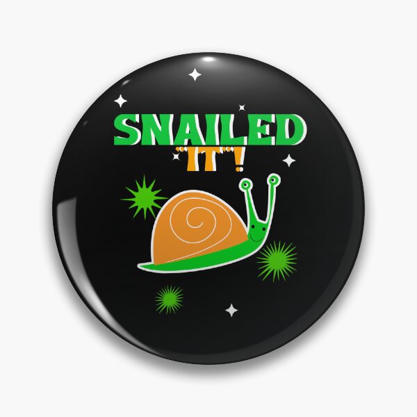 Item preview, Snailed It Nailed It Cute Snail- designed and sold by Sartoris Art.