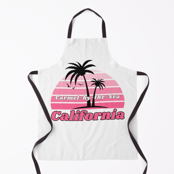 Item preview, Retro Cool Carmel-by-the-sea Beach California Palm Tree at Sunset Souvenirs designed and sold by karmdaf.