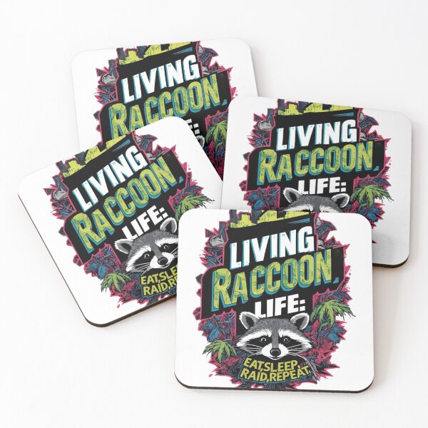 Item preview, Living Raccoon Life designed and sold by NoviaRobert.