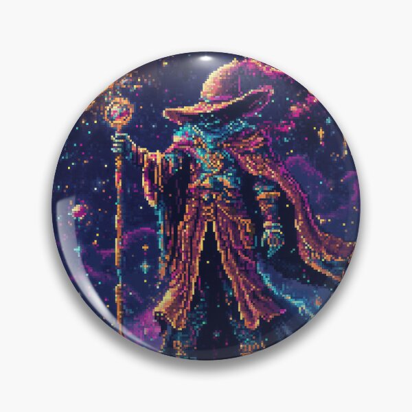 Item preview, The Magician Tarot Pixel Art designed and sold by Kaos-Bit.
