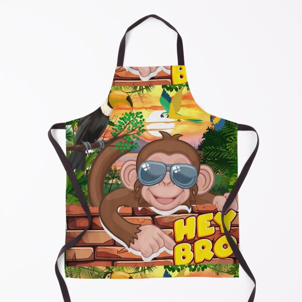 Item preview, Hey bro Monkey  designed and sold by Aidesign77.