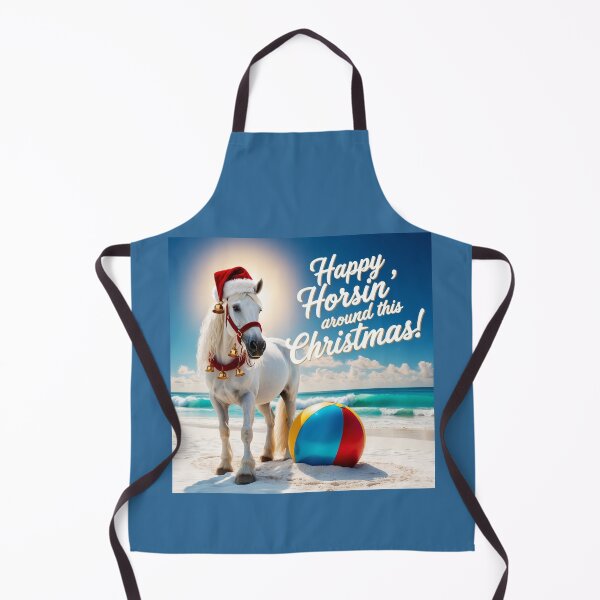 Item preview, Little White Pony wishes you a Happy Christmas designed and sold by BrenBub.