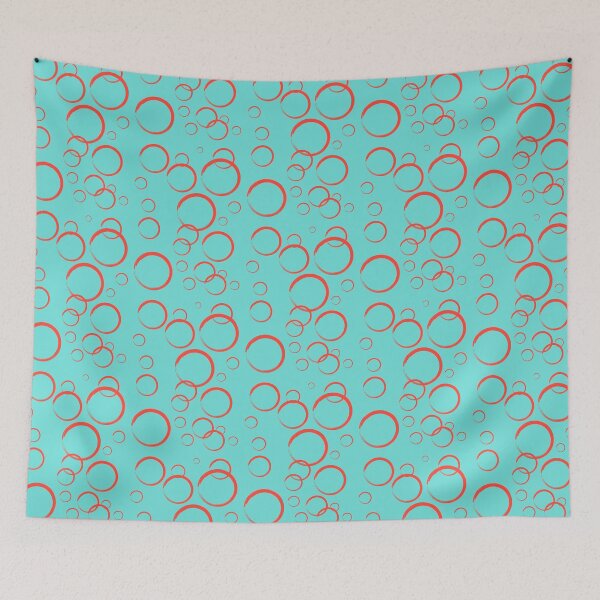 Item preview, Abstract circular shapes on green background  designed and sold by Alelmisira.