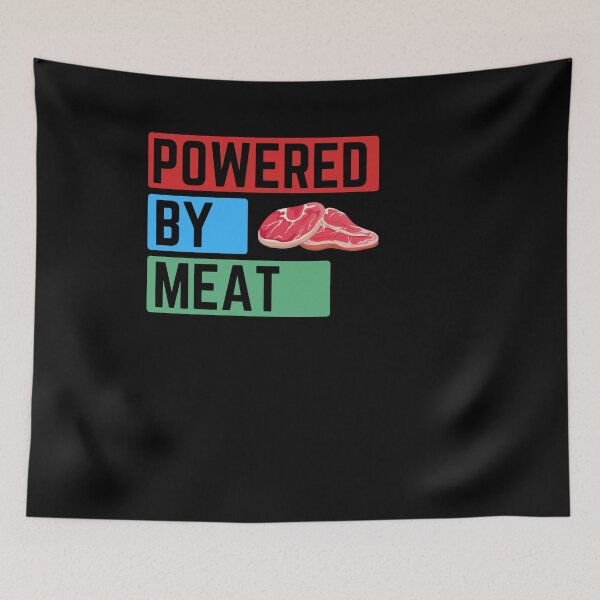 Item preview, Carnivore Enthusiast Powered by Meat Design designed and sold by MimsTees.