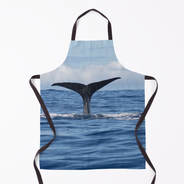 Item preview, whale fin protruding from the sea designed and sold by Katja LebenFreude.
