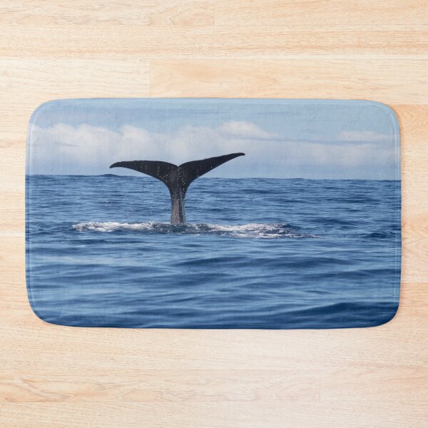 Item preview, whale fin protruding from the sea designed and sold by Katja LebenFreude.