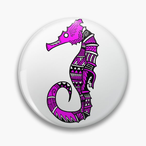 Item preview, Pink Tribal Seahorse designed and sold by Steeb757.