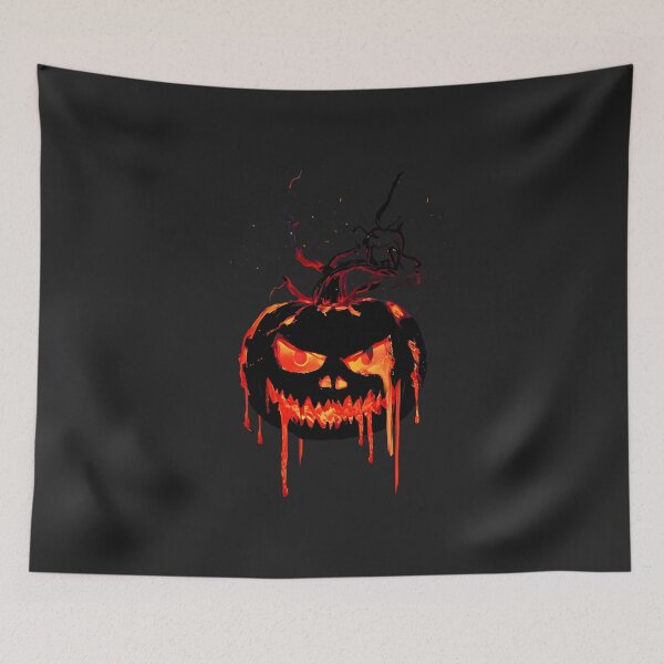 Item preview, Super Diabolical Melting Jack-O'-Lantern Happy Hlloween designed and sold by CreatureHouse95.