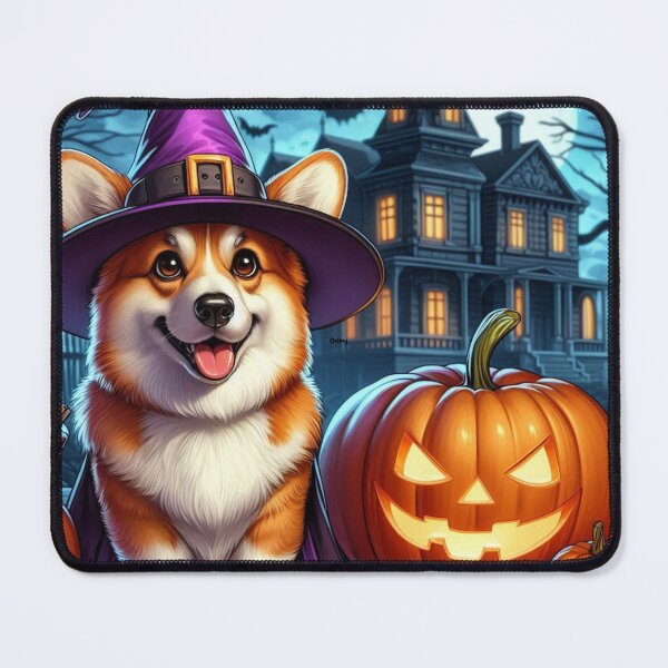 Item preview, Happy Howl-o-ween Corgi designed and sold by SassiDesigns.