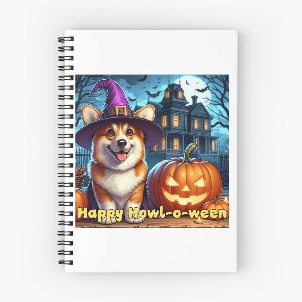 Item preview, Happy Howl-o-ween Corgi designed and sold by SassiDesigns.