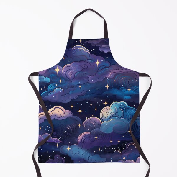 Item preview, Blue and purple space galaxy planets and starry night moon twinning stars designed and sold by cocomelon168.