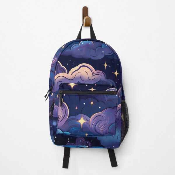 Item preview, Blue and purple space galaxy planets and starry night moon twinning stars designed and sold by cocomelon168.
