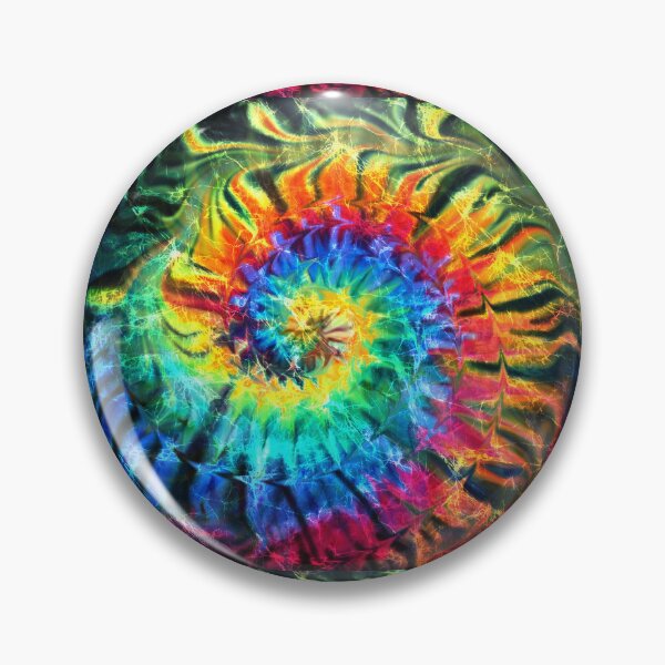 Artikelvorschau, Regenbogen-Batikspirale, Deadhead-Mandala entworfen und verkauft von AuroraXGreen.
