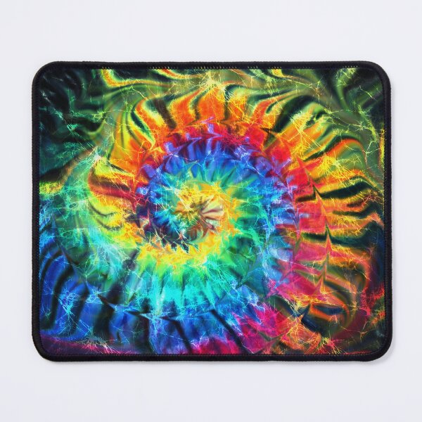 Item preview, Rainbow Tie Dye spiral, Deadhead mandala designed and sold by AuroraXGreen.