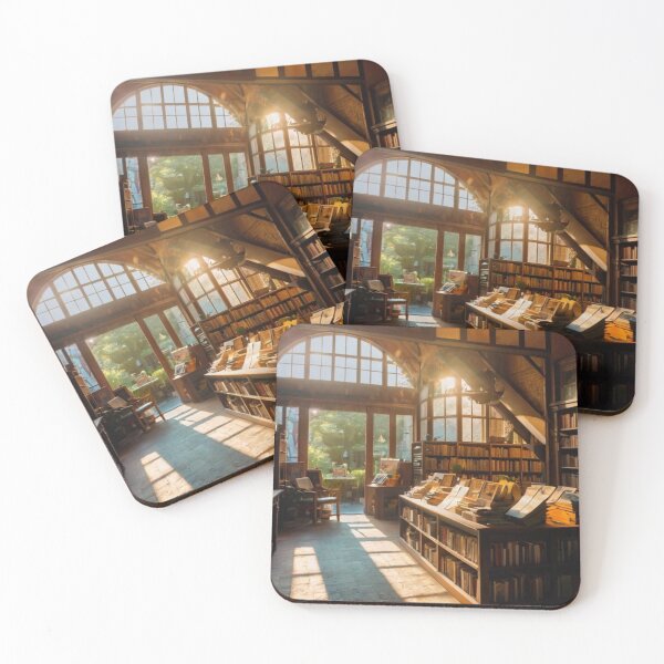 Item preview, Afternoon Glow in the Bookstore designed and sold by BlareBlare.