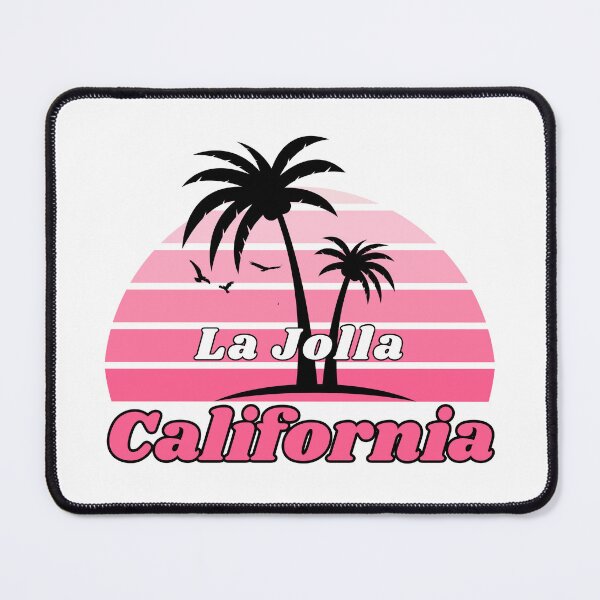 Item preview, Retro Cool La Jolla Beach California Palm Tree at Sunset Souvenirs designed and sold by karmdaf.