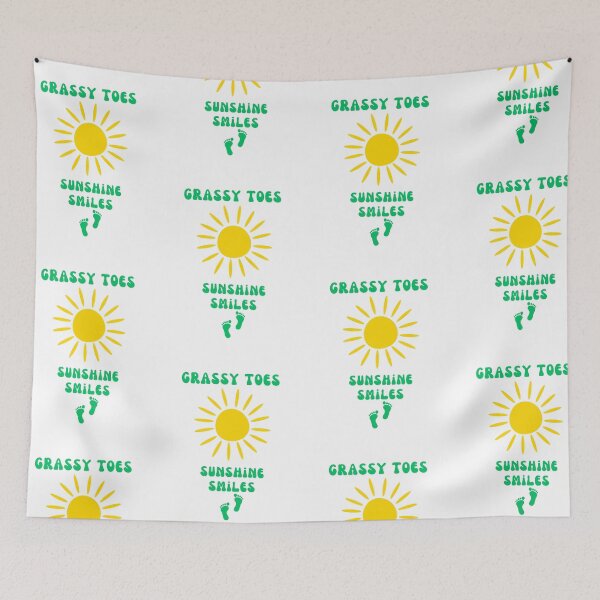 Item preview, Grassy Toes Sunshine Smiles designed and sold by SunSamsStyle.