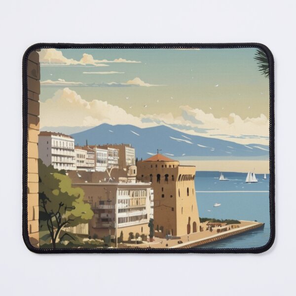 Item preview, 130 Thessaloniki, Greece Poster Design designed and sold by Alexis Art Collection.
