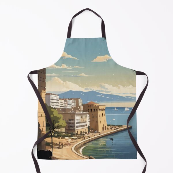 Item preview, 130 Thessaloniki, Greece Poster Design designed and sold by Alexis Art Collection.