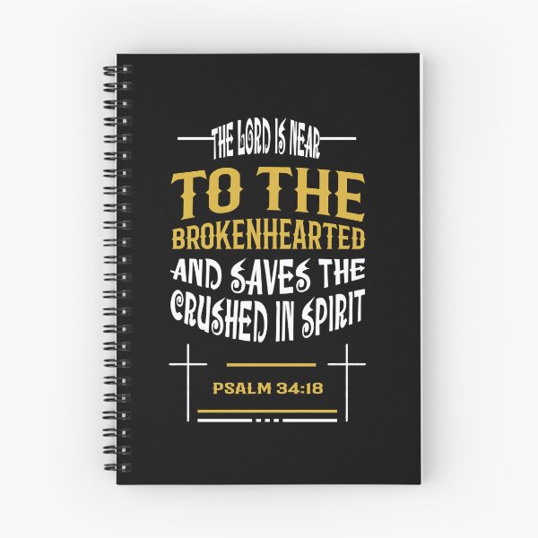 Item preview, God Heals the Brokenhearted: Psalm 34:18 designed and sold by VonRauenfeld.