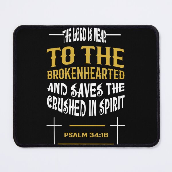 Item preview, God Heals the Brokenhearted: Psalm 34:18 designed and sold by VonRauenfeld.