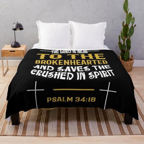 Item preview, God Heals the Brokenhearted: Psalm 34:18 designed and sold by VonRauenfeld.