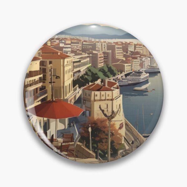 Item preview, 131 Thessaloniki, Greece Poster Design designed and sold by Alexis Art Collection.