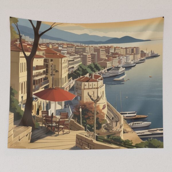 Item preview, 131 Thessaloniki, Greece Poster Design designed and sold by Alexis Art Collection.